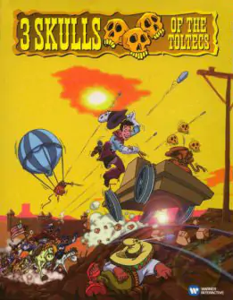 Portada de la descarga de 3 Skulls of the Toltecs CD (ScummVm)