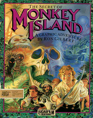 Portada de la descarga de The Secret of Monkey Island -Amiga (ScummVm)