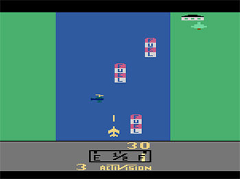 River Raid Atari 2600 Onlinemania