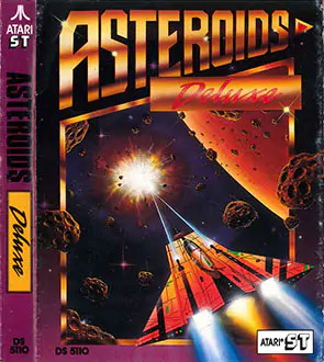 Portada de la descarga de Asteroids Deluxe