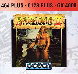 Portada de la descarga de Barbarian II: The Dungeon of Drax