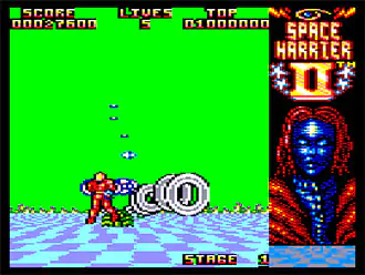 Imagen de la descarga de Space Harrier II