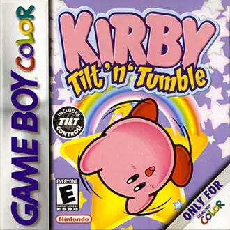 Portada de la descarga de Kirby Tilt ‘n’ Tumble