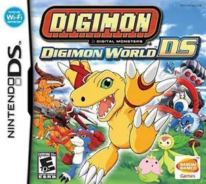 Portada de la descarga de Digimon World DS