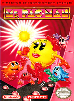 Portada de la descarga de Ms. Pac-Man