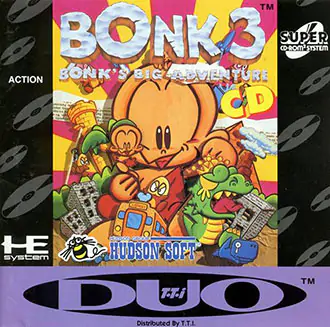 Portada de la descarga de Bonk 3: Bonk’s Big Adventure