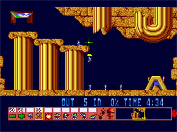 Pantallazo del juego online Lemmings (3DO)