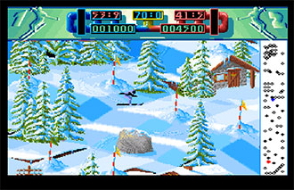 Pantallazo del juego online Advanced Ski Simulator (AMIGA)