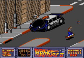 Pantallazo del juego online Back to the Future Part II (AMIGA)