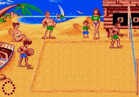 Pantallazo del juego online Beach Volley (AMIGA)