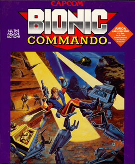 Carátula del juego Bionic Commando (AMIGA)