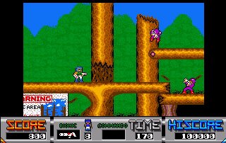 Pantallazo del juego online Bionic Commando (AMIGA)