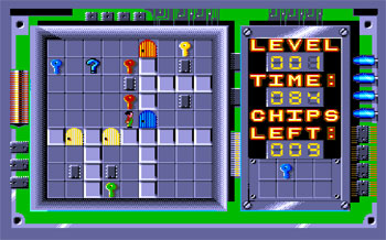 Pantallazo del juego online Chip's Challenge (AMIGA)