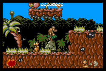 Pantallazo del juego online Chuck Rock (AMIGA)