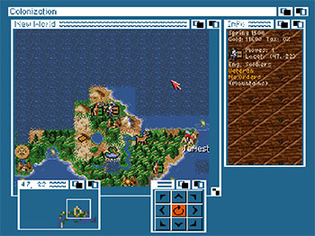 Pantallazo del juego online Sid Meier's Colonization (AMIGA)