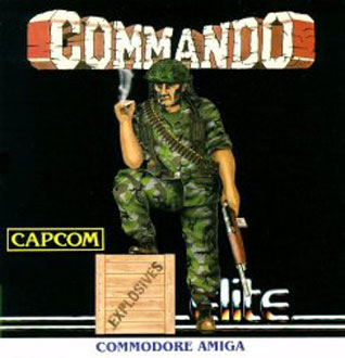 Carátula del juego Commando (AMIGA)