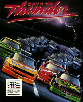 Carátula del juego Days of Thunder (AMIGA)