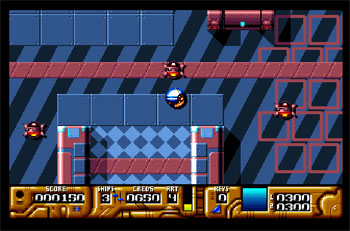 Pantallazo del juego online Galactic Warrior Rats (AMIGA)