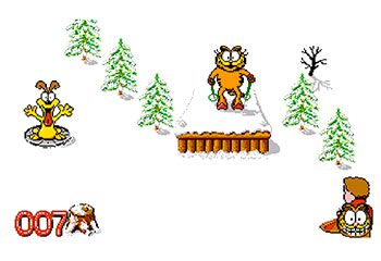 Pantallazo del juego online Garfield Winter's Tail (AMIGA)
