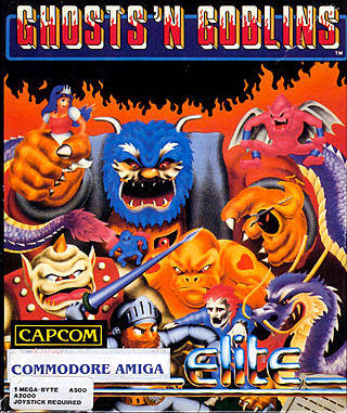 Carátula del juego Ghosts 'n Goblins (AMIGA)