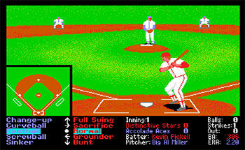 Pantallazo del juego online HardBall II (AMIGA)