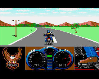 Pantallazo del juego online Harley-Davidson The Road to Sturgis (AMIGA)