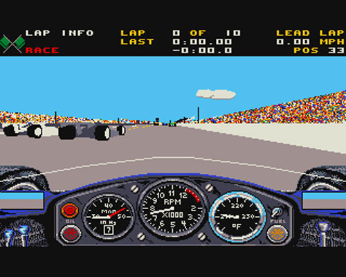 Pantallazo del juego online Indianapolis 500 The Simulation (AMIGA)