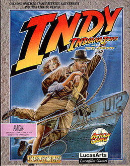 Carátula del juego Indiana Jones and The Fate of Atlantis - The Action Game (AMIGA)