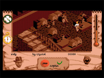 Pantallazo del juego online Indiana Jones and The Fate of Atlantis - The Action Game (AMIGA)
