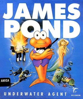 Carátula del juego James Pond Underwater Agent (AMIGA)