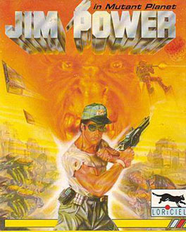 Carátula del juego Jim Power in Mutant Planet (AMIGA)