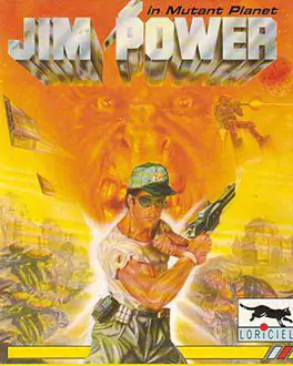 Portada de la descarga de Jim Power in Mutant Planet