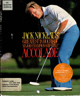 Carátula del juego Jack Nicklaus' Greatest 18 Holes of Major Championship Golf (AMIGA)