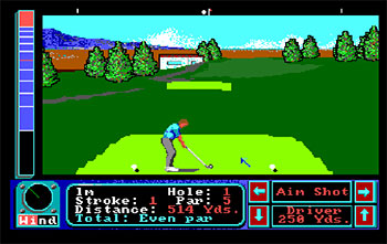 Pantallazo del juego online Jack Nicklaus' Greatest 18 Holes of Major Championship Golf (AMIGA)