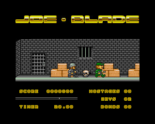 Pantallazo del juego online Joe Blade (AMIGA)