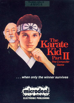 Carátula del juego The Karate Kid Part II (AMIGA)