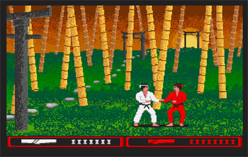 Pantallazo del juego online Karate King (AMIGA)