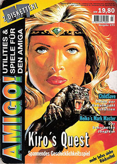 Carátula del juego Kiro's Quest (AMIGA)