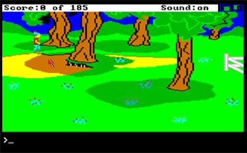 Pantallazo del juego online King's Quest II Romancing the Throne (AMIGA)