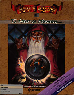 Carátula del juego King's Quest III To Heir Is Human (AMIGA)