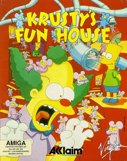 Carátula del juego Krusty's Fun House (AMIGA)