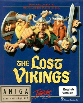 Carátula del juego The Lost Vikings (AMIGA)