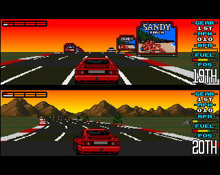 Pantallazo del juego online Lotus Esprit Turbo Challenge (AMIGA)