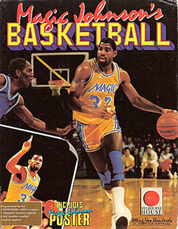 Carátula del juego Magic Johnson's Basketball (AMIGA)