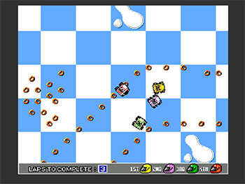 Pantallazo del juego online Micro Machines (Amiga)