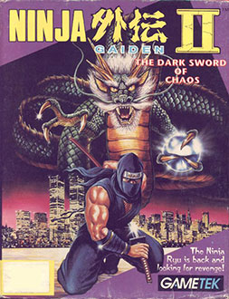 Carátula del juego Ninja Gaiden II The Dark Sword of Chaos (AMIGA)