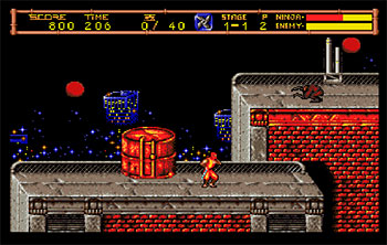 Pantallazo del juego online Ninja Gaiden II The Dark Sword of Chaos (AMIGA)