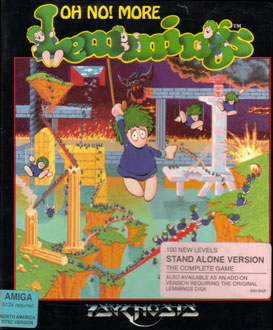 Carátula del juego Oh No More Lemmings (AMIGA)