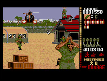 Pantallazo del juego online Operation Wolf (AMIGA)