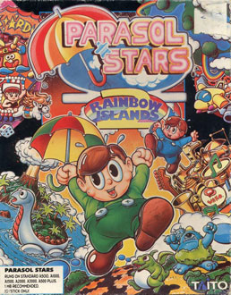 Carátula del juego Parasol Stars The Story Of Rainbow Islands II (AMIGA)